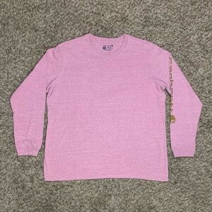 Carhartt Women's Signature Sleeve Logo Long Sleeve T-shirt - Foxglove Heather XL